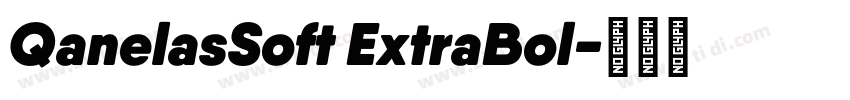 QanelasSoft ExtraBol字体转换